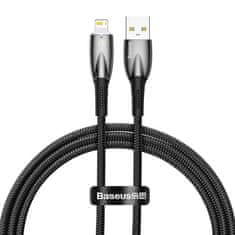 BASEUS Kabel USB za serijo Lightning Baseus Glimmer, 2,4 A, 1 m (črn)