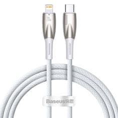 BASEUS Kabel USB-C do Lightning Glimmer, 20W, 1m (bel)