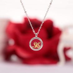 Morellato Srebrna ogrlica z elementom Scrigno D`Amore SAMB36 (veriga, obesek)
