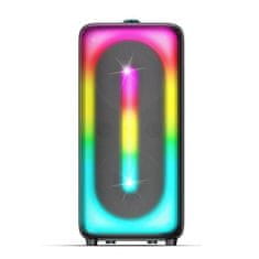 Bass Polska FM USB karaoke zvočnik Bluetooth 150W + daljinec in mikrofon LED RGB