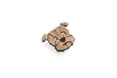 BeWooden lesena broška v obliki psa Heřman Brooch univerzalna