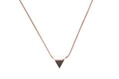 BeWooden ženske ogrlica z lesenim detajlom Rose Necklace Triangle univerzalna