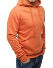 Dstreet moška jopa s kapuco Jelena oranžna XL