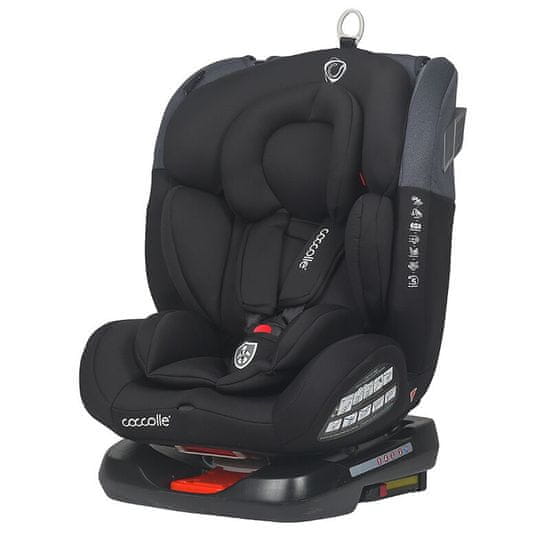 Coccolle Otroški avtosedež Altira 0-36 kg vrtjiv 360 isofix Diamond Black