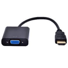 Northix Adapter HDMI v VGA - črn 