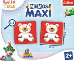 Trefl Maxi spominska igra Treblets and Teddy Bear