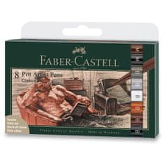 Faber-Castell Pitt Artist Pen Brush Classic komplet 8 čopičev, različne konice