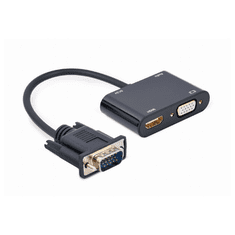 CABLEXPERT Adapter VGA na HDMI in VGA + audio 