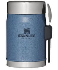 Stanley Classic posoda za hrano + spork, 0,4 l, modra