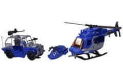 Policijski helikopter s figuricami 33 cm