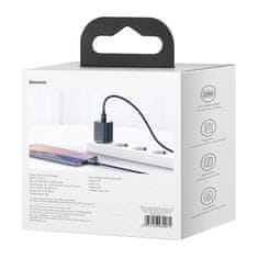 BASEUS Super Si 1C USB-C 20W PD hitri polnilec + iPhone Lightning kabel 1m modri