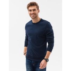 OMBRE Moški pulover BASIC temno moder 2kom MDN120825 XXL