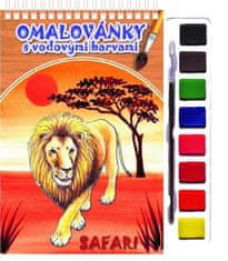 Safari - Barvanje z vodnimi barvami