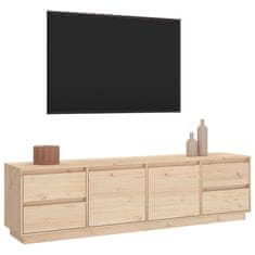 Vidaxl TV omarica 176x37x47,5 cm trdna borovina