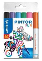 Pilot Pintor Fine Set akrilnih markerjev 0,9-1,5 mm - kreativni 6 kosov