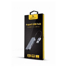 CABLEXPERT USB razdelilnik 4-vrata 3x USB 2.0, 1x USB 3.1