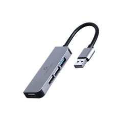 CABLEXPERT USB razdelilnik 4-vrata 3x USB 2.0, 1x USB 3.1