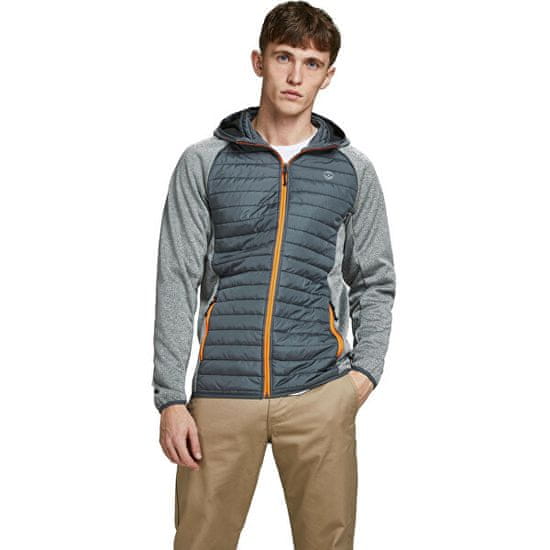 Jack&Jones Moška jakna JJEMULTI 12182242 Grey Melange