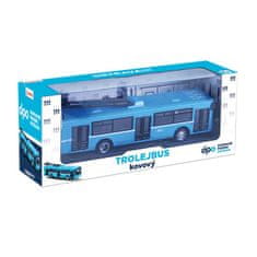 Kovinski trolejbus DPO Ostrava modri 16 cm