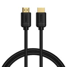 BASEUS Kabel HDMI 2.0, 4K 60 Hz, 3D, HDR, 18 Gb/s, 1 m (črn)