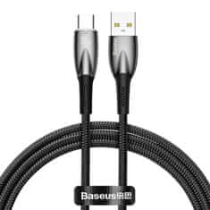 BASEUS Kabel USB za USB-C Baseus Glimmer Series, 100 W, 1 m (črn)