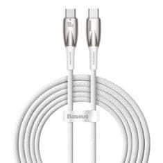 BASEUS Kabel USB-C na USB-C Glimmer, 100 W, 2 m (bel)