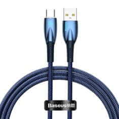 BASEUS Kabel USB na USB-C Glimmer, 100 W, 1 m (modri)