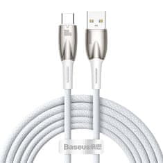 BASEUS Kabel USB na USB-C Glimmer, 100 W, 2 m (bel)