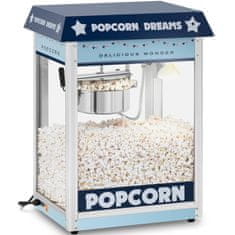 Royal Catering Retro TEFLON 1600 W 5-6 kg/h stroj za praženje popcorna - modra