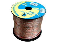 Cabletech Kabel za avtozvočnike 100m 2x 4.00 mm2 transparent