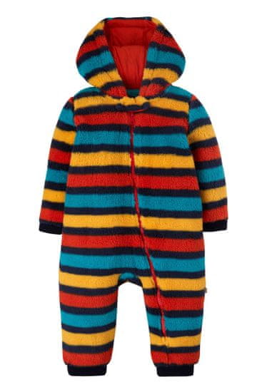 Frugi PAJAC IZ FLISA BREZ STOPALK Rainbow