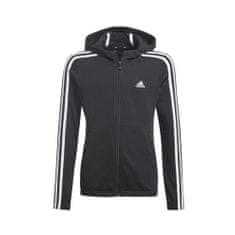 Adidas Športni pulover črna 129 - 134 cm/XS Essentials 3S Fullzip Hoodie JR