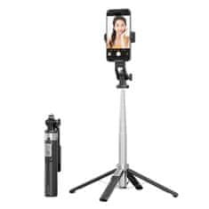 Selfie Stick Bluetooth selfi palica + stojalo, črna K07 Dali