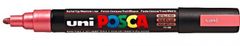 Uni-ball POSCA akrilni marker - kovinsko rdeča barva 2,5 mm