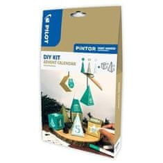 Pilot Pintor Fine Creative set akrilnih markerjev 0,9-1,5 mm - Adventni koledar 3 kosi