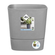 shumee ELHO - Cvetlični lonec - Greensense Aqua Care Square 30 - Light Cement - Notranji/zunanji - Ø 29,5 x V 30,2 cm