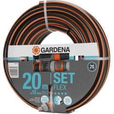 shumee GARDENA Vrtna cev Flex 20m Ø15 mm + cev in dostop