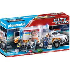 shumee PLAYMOBIL - 70936 - Reševalno vozilo z reševalci in poškodovanci