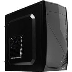 shumee AEROCOOL PC ohišje - Mini Tower - Micro-ATX format - Brez napajanja - Črna