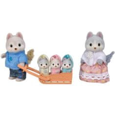 shumee Sylvanian Families - družina huskyjev