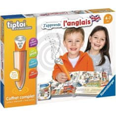 shumee RAVENSBURGER - tiptoi - Celoten komplet interaktivnega bralnika + knjiga Učim se angleško