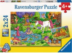 Ravensburger Magic Forest Puzzle 2x24 kosov