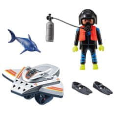 Playmobil POTAPLJAŠKI SKUTER 70145, POTAPLJAŠKI SKUTER 70145