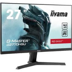 shumee PC igralni zaslon - IIYAMA G-Master Red Eagle G2770HSU-B1 - 27 FHD - IPS plošča - 0,8 ms - 165 Hz - HDMI / DisplayPort - FreeSync