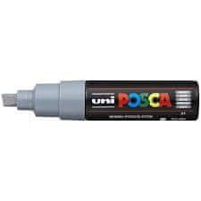 Uni-ball POSCA akrilni označevalec - siva skrilavcasta 8 mm