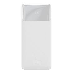 BASEUS Bipow powerbank 30000mAh 2x USB / USB Type C / micro USB 15W bela (PPDML-K02)