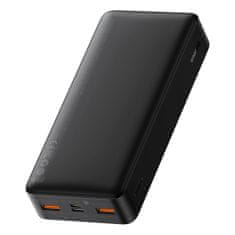 BASEUS Bipow powerbank s hitrim polnjenjem 20000mAh 20W črna (zamejska izdaja) + USB-A - Micro USB kabel 0,25m črn (PPBD050501)