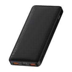 BASEUS Bipow powerbank s hitrim polnjenjem 10000mAh 20W črna (zamejska izdaja) + USB-A - Micro USB kabel 0,25m črn (PPBD050301)