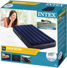 Intex Twin Dura Beam Classix Downy napihljiva postelja, 99 x 191 x 25 cm