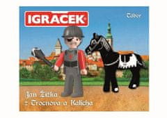 Igráček - Jan Žižka iz Trocnova in Kalicha - figura, konj in oklep